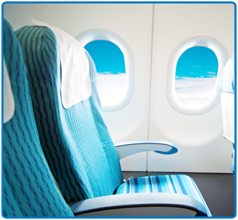 Airplane Seat Beside the Window